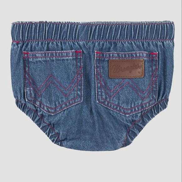 Wrangler Infant Denim Pink Diaper Cover 6 Months - Picture 2 of 2